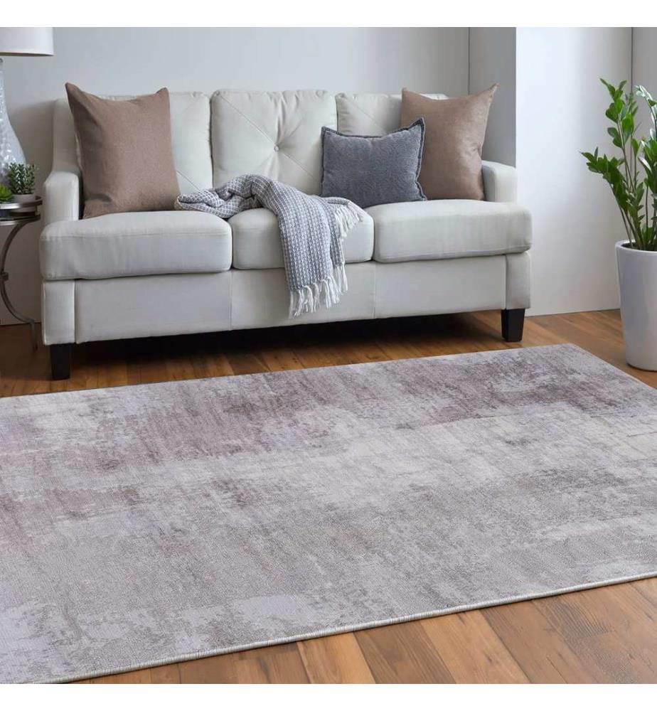 Tappeto, 100 x 150, Grigio, 70% COTONE / 30% POLIESTERE