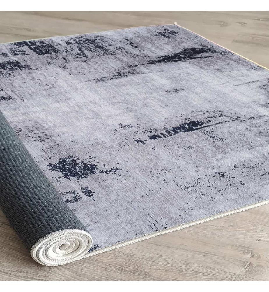 Tappeto, 140 x 220, grigio, 70% COTONE / 30% POLIESTERE