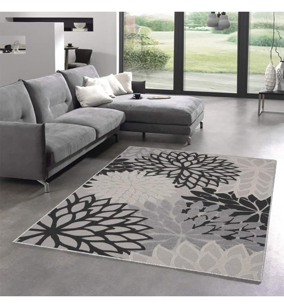 Tappeto, 80 x 120, Grigio, 70% COTONE / 30% POLIESTERE
