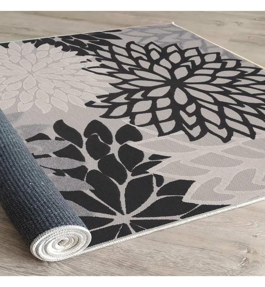 Tappeto, 80 x 120, Grigio, 70% COTONE / 30% POLIESTERE