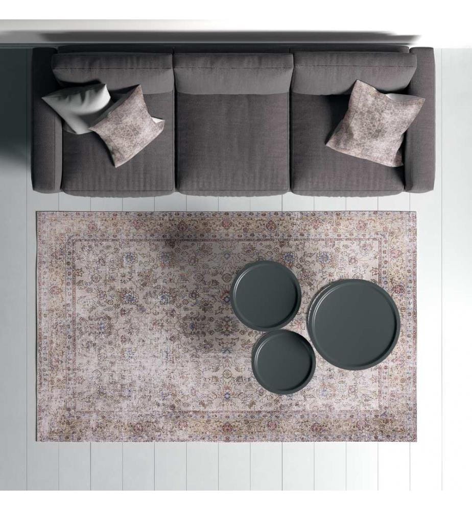 Tappeto, 100 x 300, Grigio, 70% COTONE / 30% POLIESTERE
