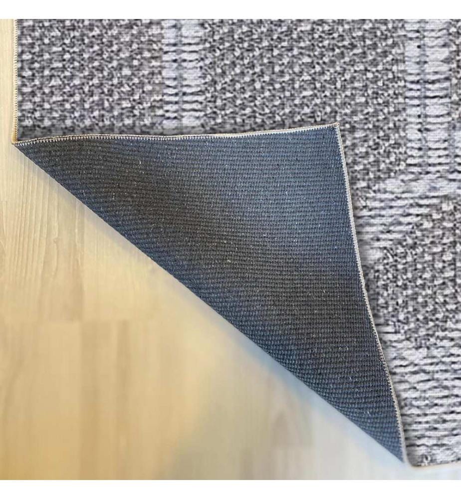 Tappeto, 100 x 150, Grigio, 70% COTONE / 30% POLIESTERE