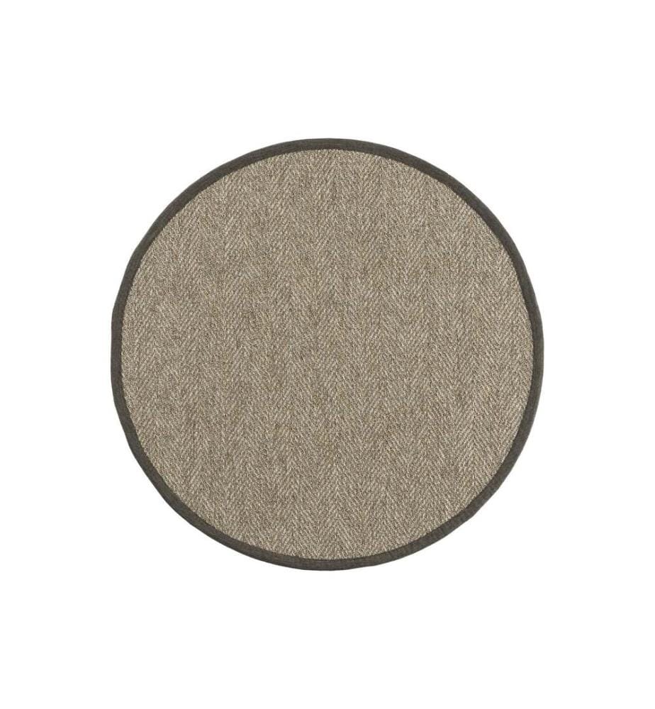 Teppich, 100 cm, Dunkelbeige, Beige, 100 % POLYPROPYLEN