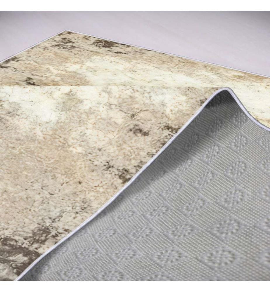 Teppich, Beige, Weiss, Weiss, Nerz, 100% Polyester, 40 x 60 cm