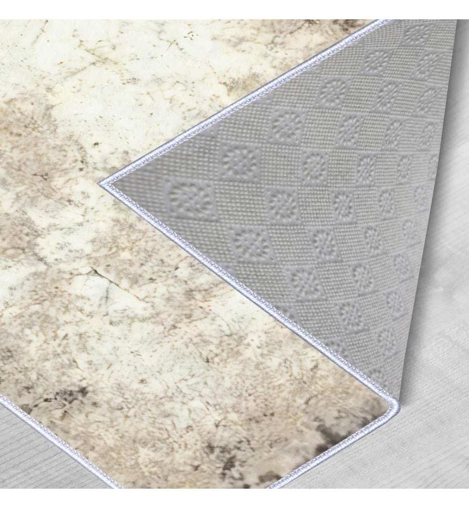 Teppich, Beige, Weiss, Weiss, Nerz, 100% Polyester, 40 x 60 cm
