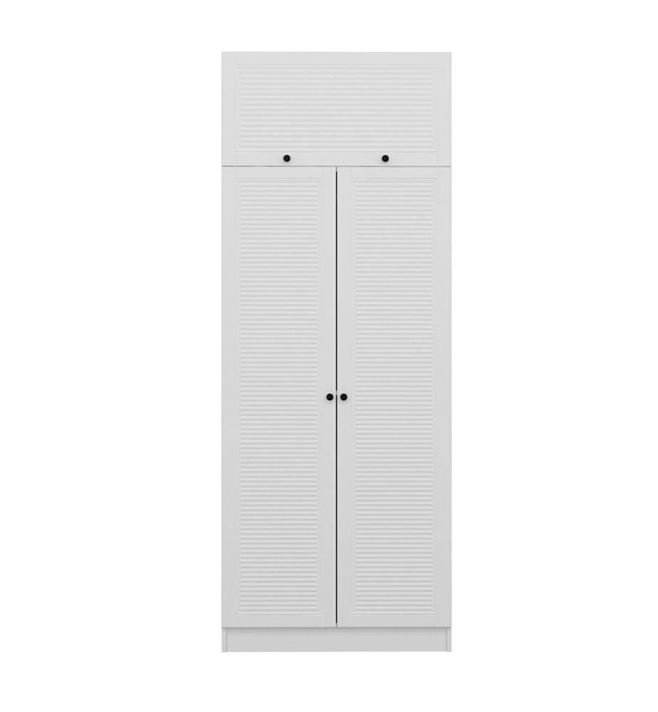 Armadio, Bianco, Truciolato rivestito in melamina