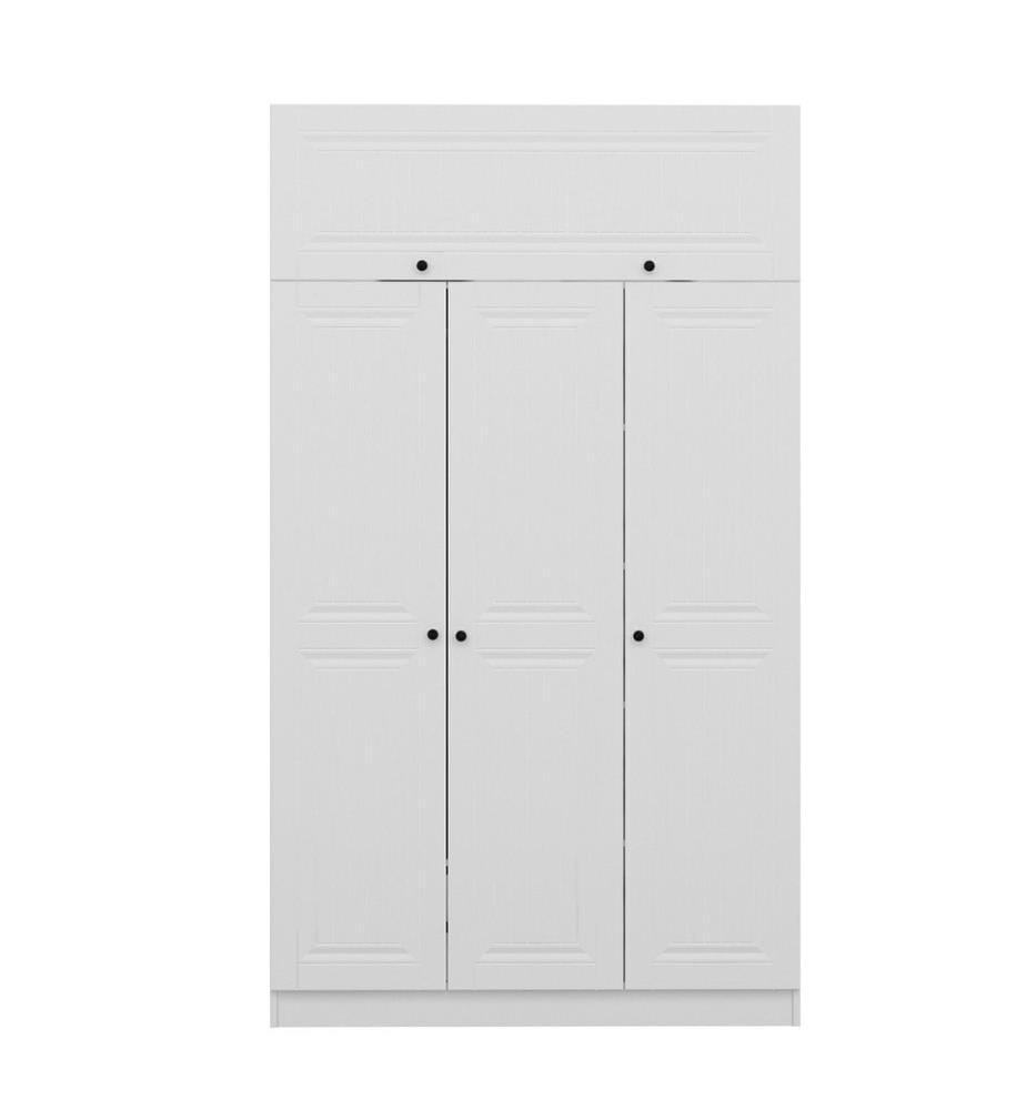 Kleiderschrank, Weiss, Melaminbeschichtete Spanplatte