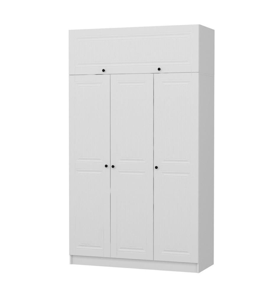 Kleiderschrank, Weiss, Melaminbeschichtete Spanplatte