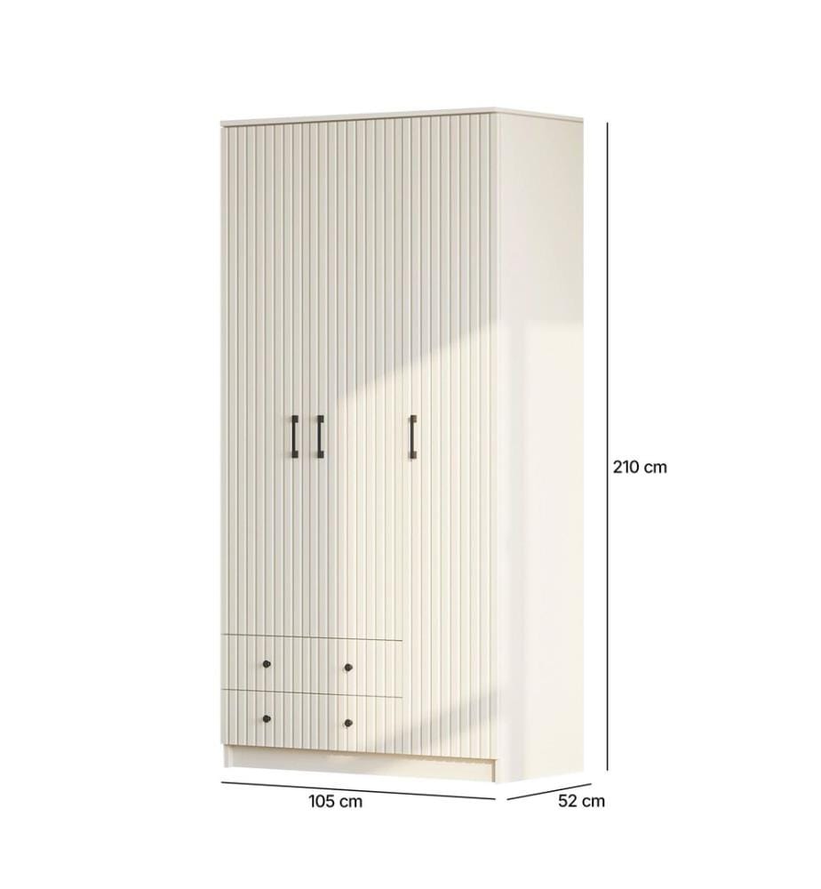 Armoire, blanc mat, 100 % panneau de particules mélaminé de niveau de qualité E1