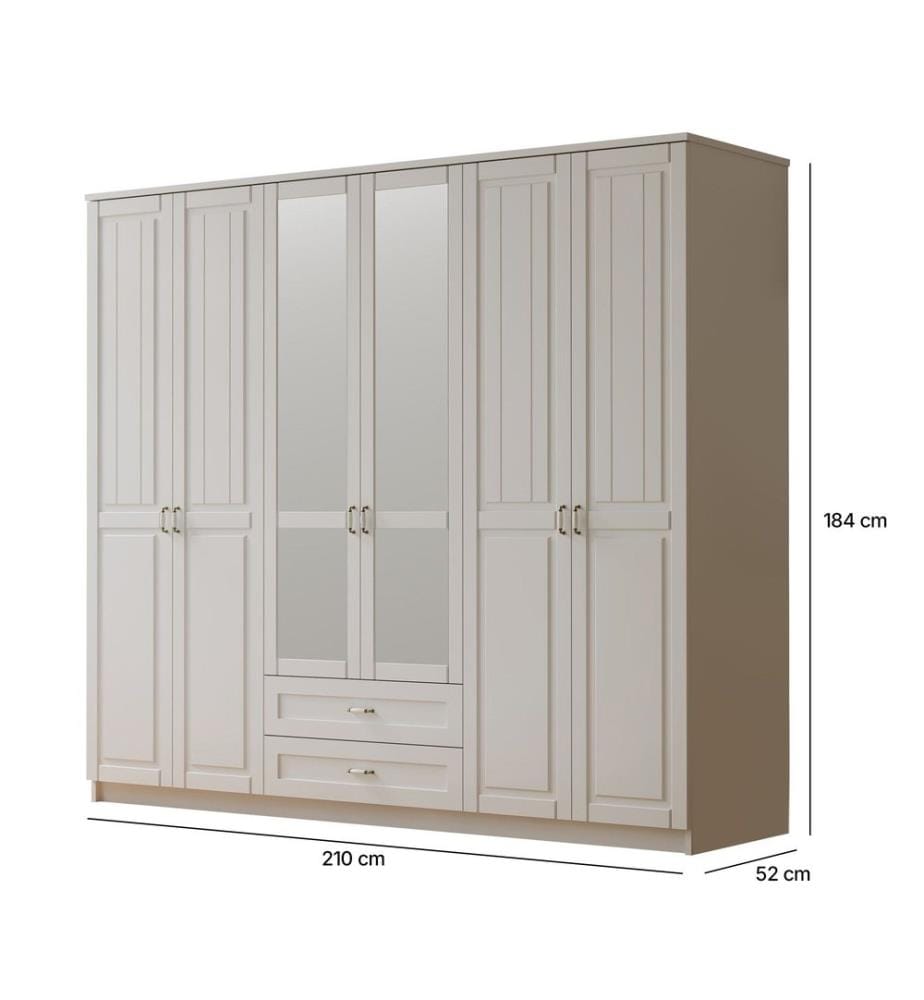 Armoire, blanc mat, 100 % panneau de particules mélaminé de niveau de qualité E1