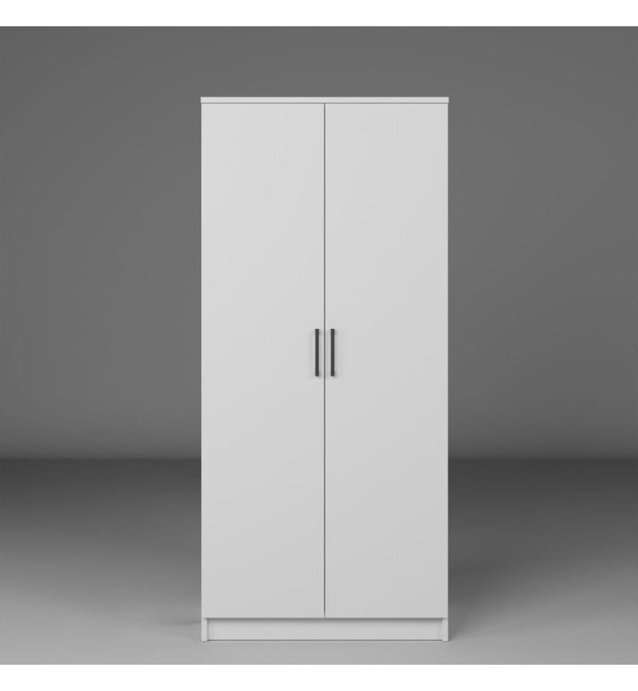 Armoire, blanc, 100 % panneau de particules mélaminé