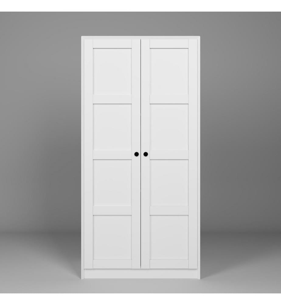 Armoire, blanc, 100 % panneau de particules mélaminé