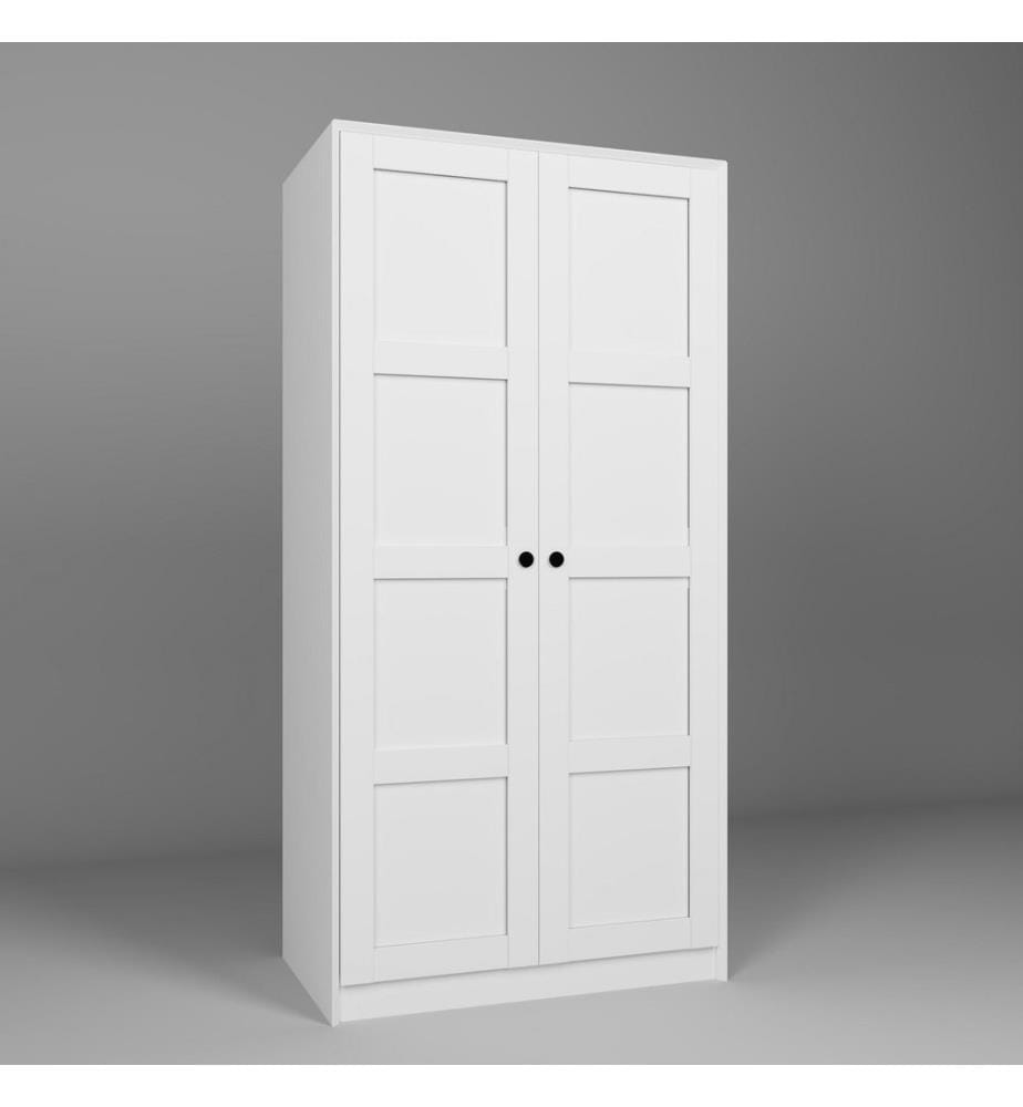 Armoire, blanc, 100 % panneau de particules mélaminé