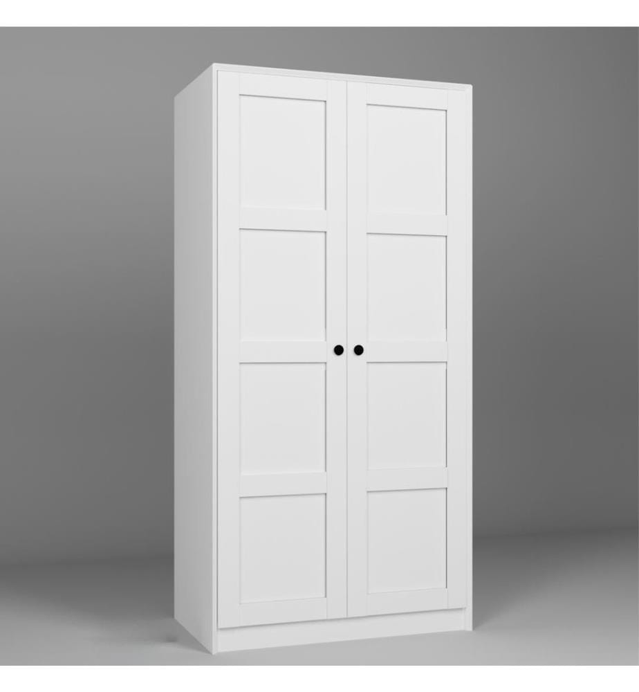 Armoire, blanc, 100 % panneau de particules mélaminé