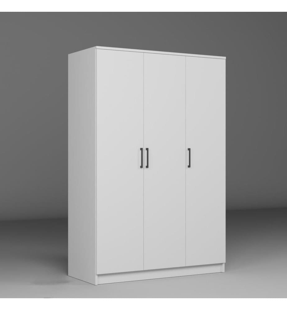 Armoire, blanc, 100 % panneau de particules mélaminé
