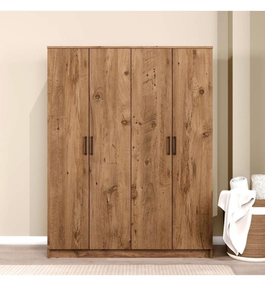 Armoire, pin atlantique, 100 % panneau de particules mélaminé