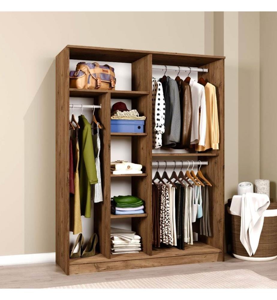 Armoire, pin atlantique, 100 % panneau de particules mélaminé