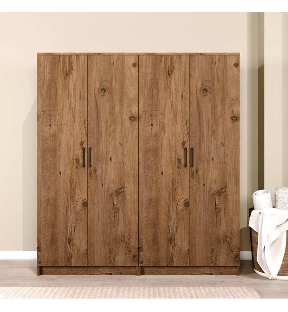 Armoire, pin atlantique, 100 % panneau de particules mélaminé