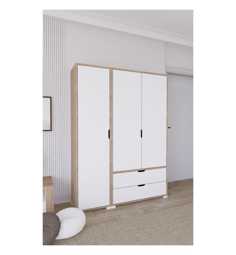 Armoire, marron clair, 100 % panneau de particules mélaminé