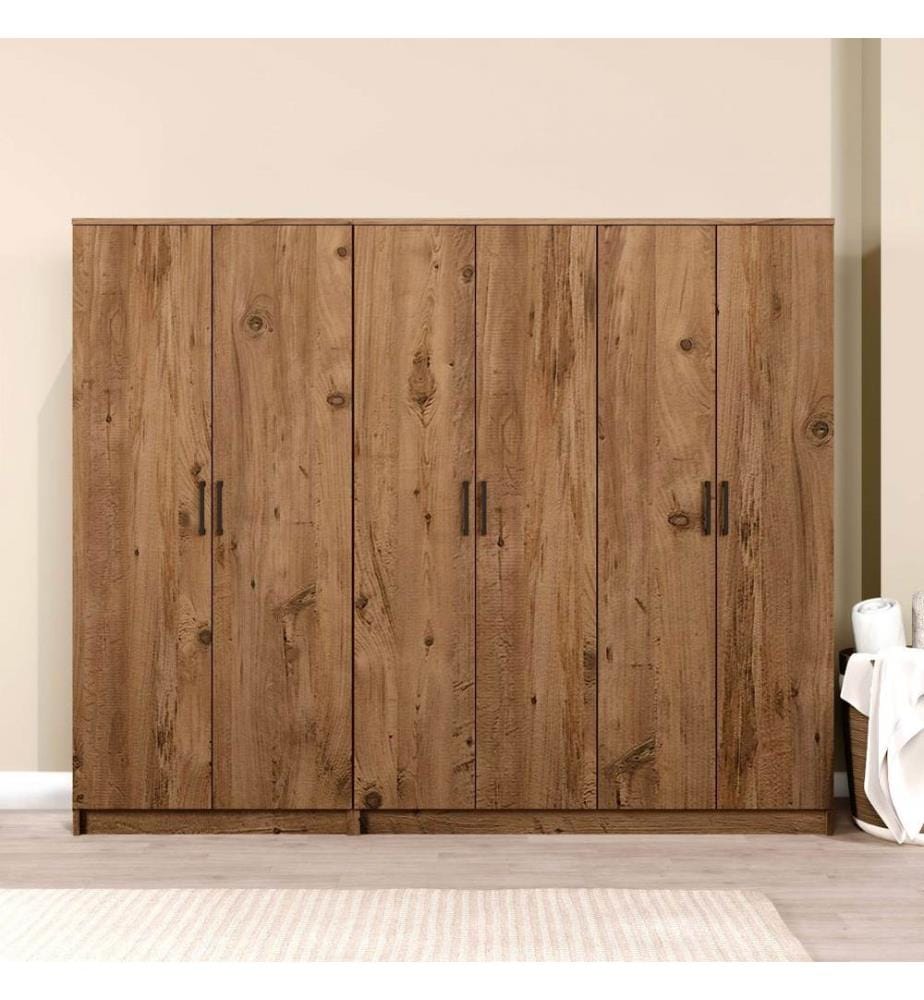 Armoire, pin atlantique, 100 % panneau de particules mélaminé