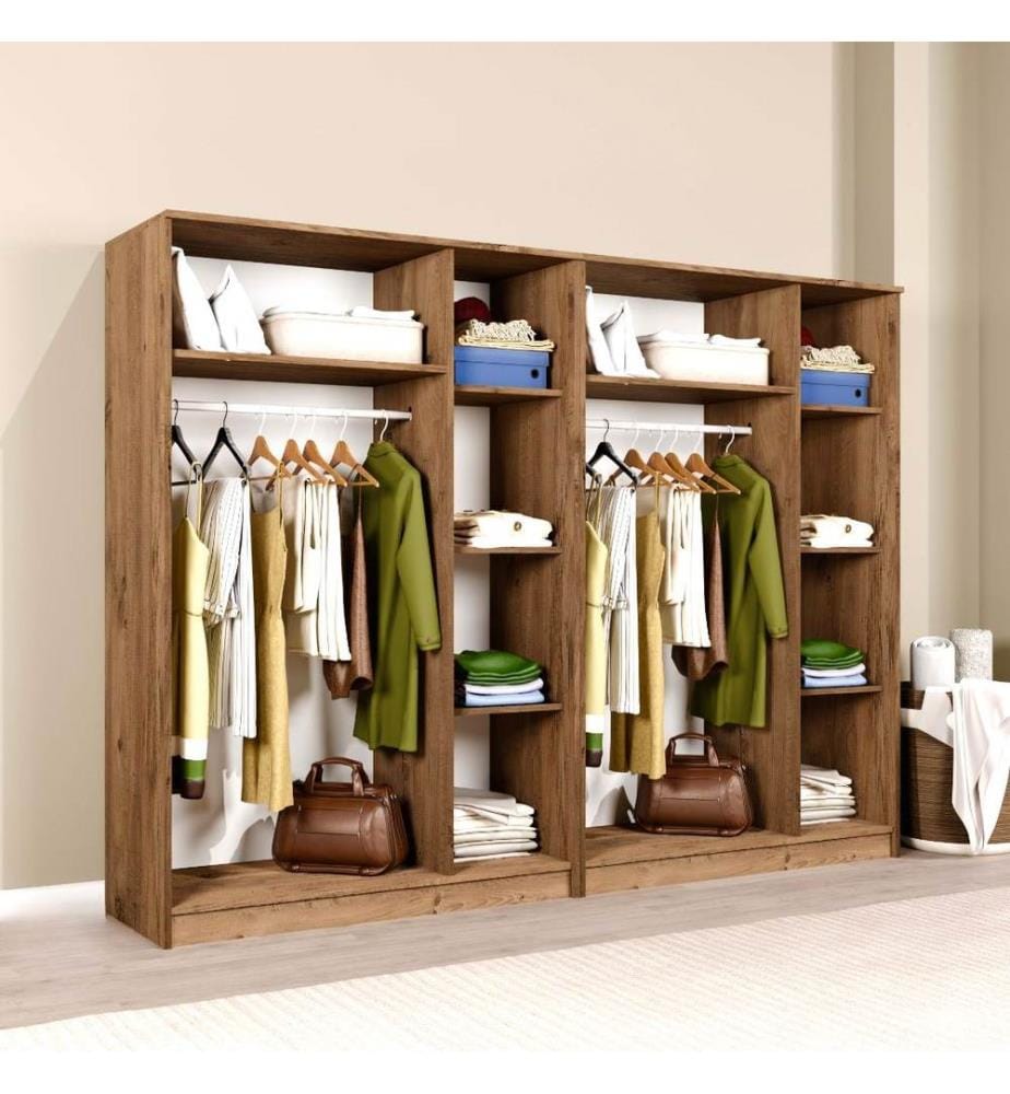 Armoire, pin atlantique, 100 % panneau de particules mélaminé