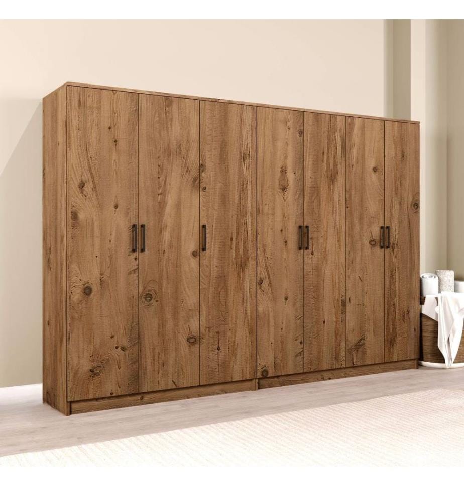 Armoire, pin atlantique, 100 % panneau de particules mélaminé