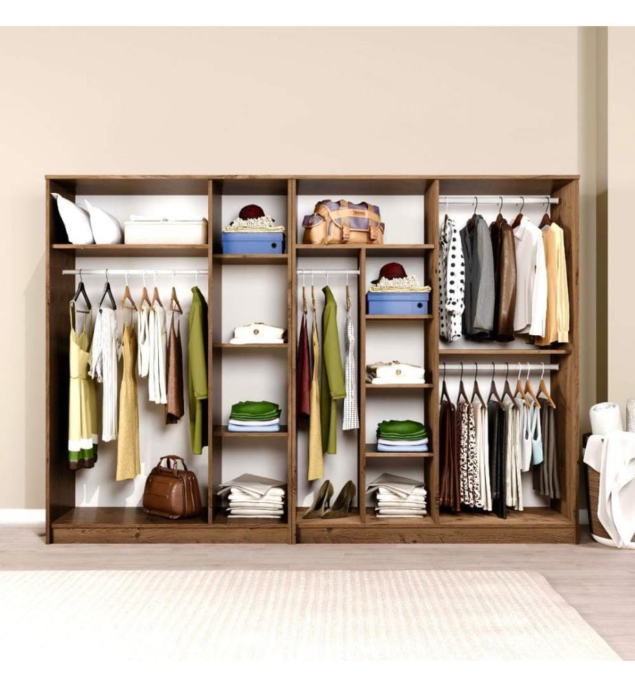 Armoire, pin atlantique, 100 % panneau de particules mélaminé
