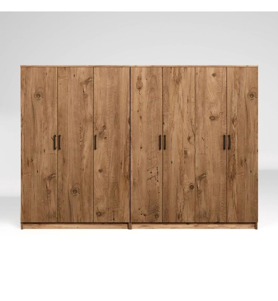 Armoire, pin atlantique, 100 % panneau de particules mélaminé
