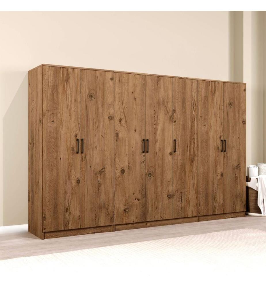 Armoire, pin atlantique, 100 % panneau de particules mélaminé