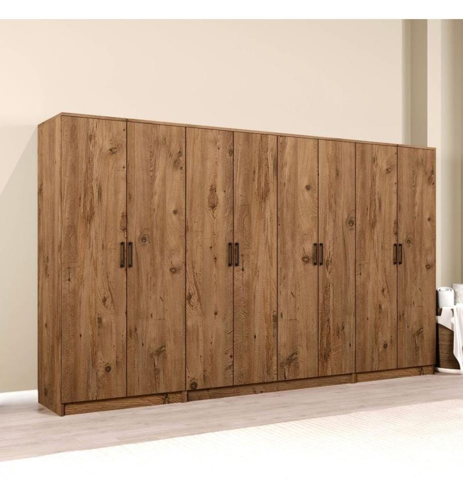 Armoire, pin atlantique, 100 % panneau de particules mélaminé