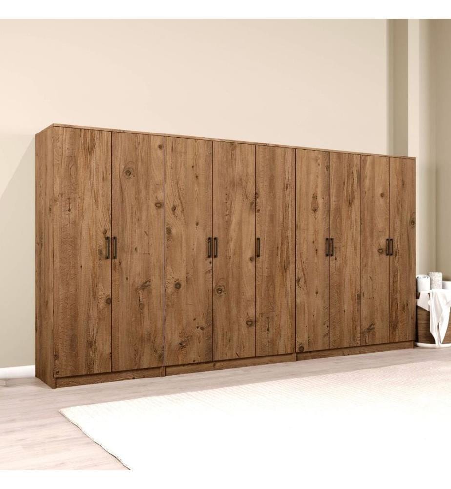 Armoire, pin atlantique, 100 % panneau de particules mélaminé