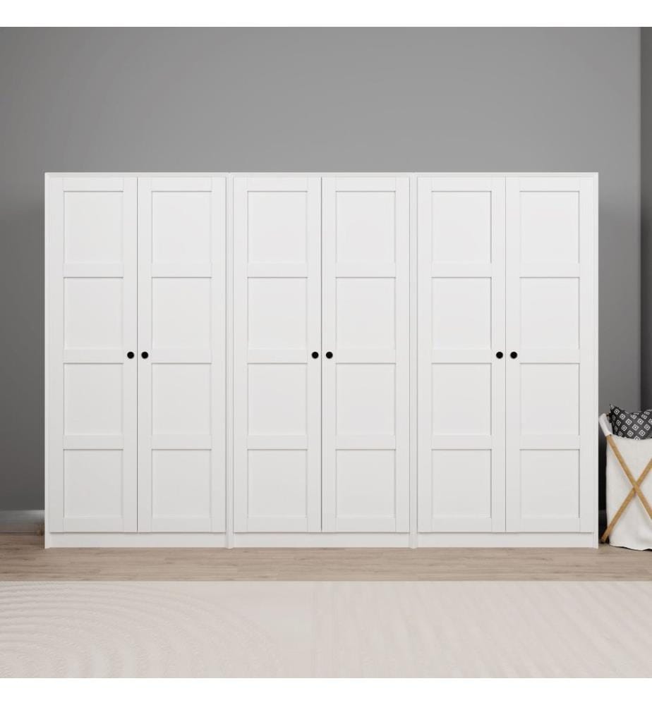 Armoire, blanc, 100 % panneau de particules mélaminé