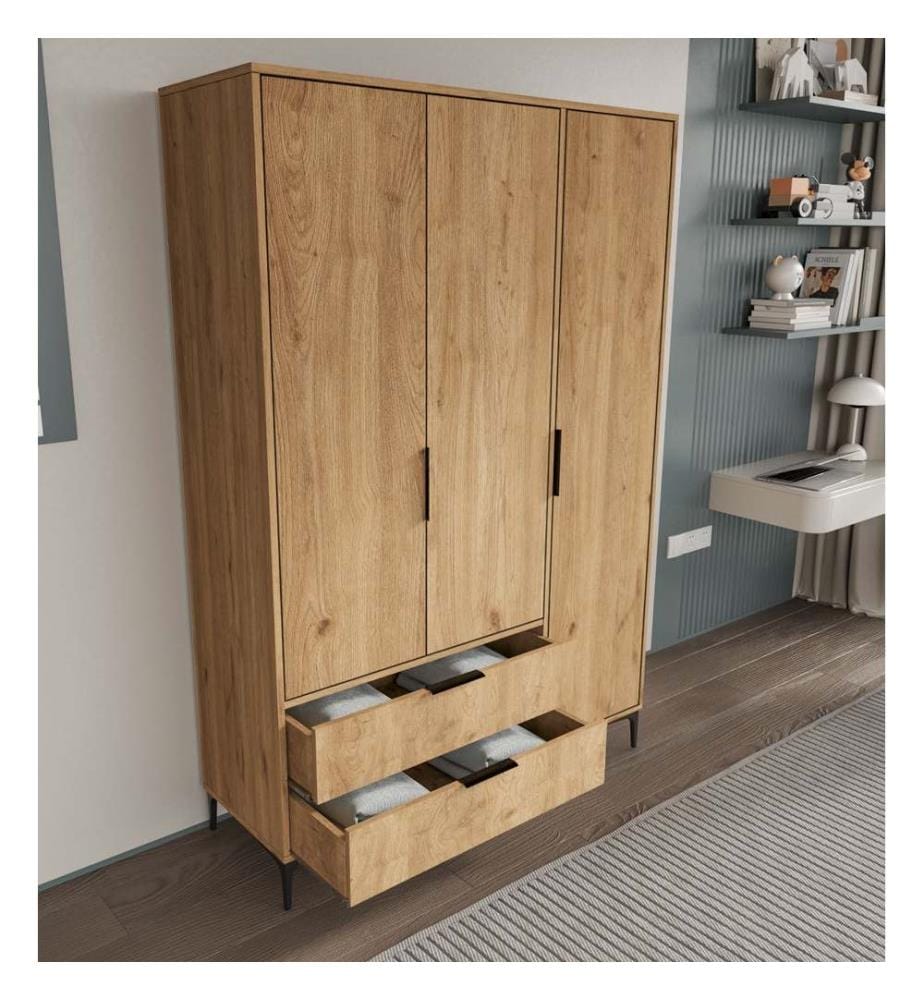 Armoire, chêne, 100 % panneau de particules mélaminé