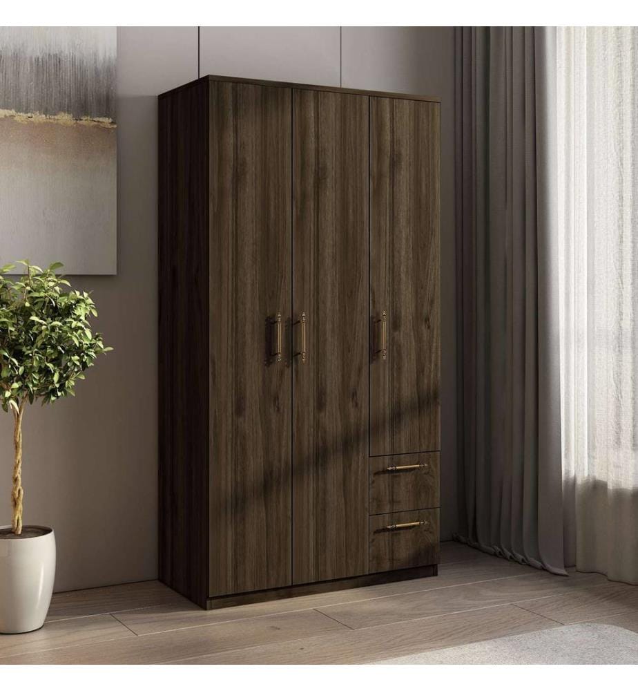 Armoire, noyer, 100 % panneau de particules mélaminé