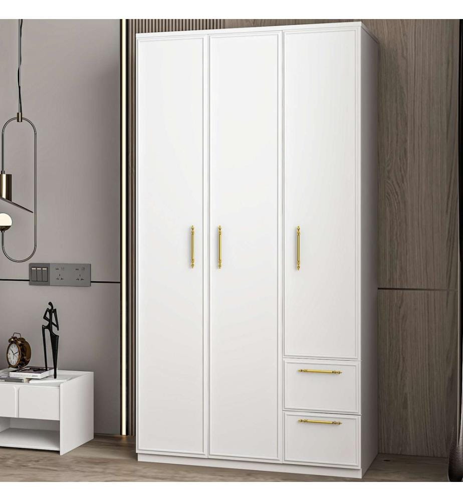 Armoire, blanc, 100 % panneau de particules mélaminé
