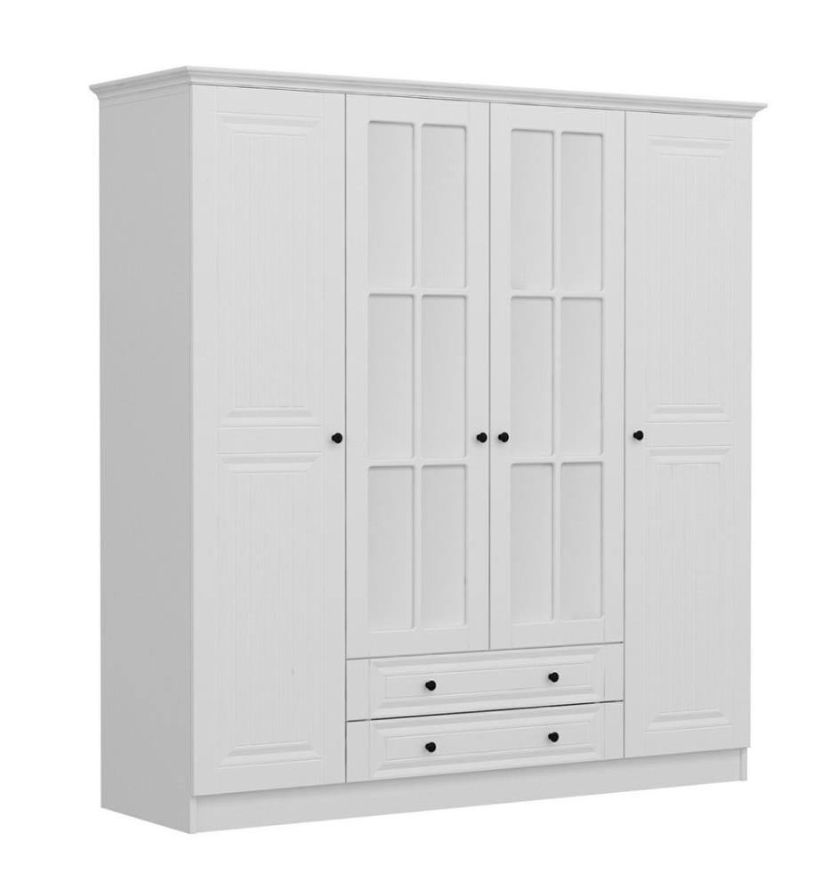 Armoire, blanc, panneau de particules mélaminé