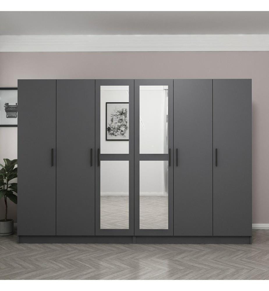 Armoire, anthracite, panneau de particules mélaminé