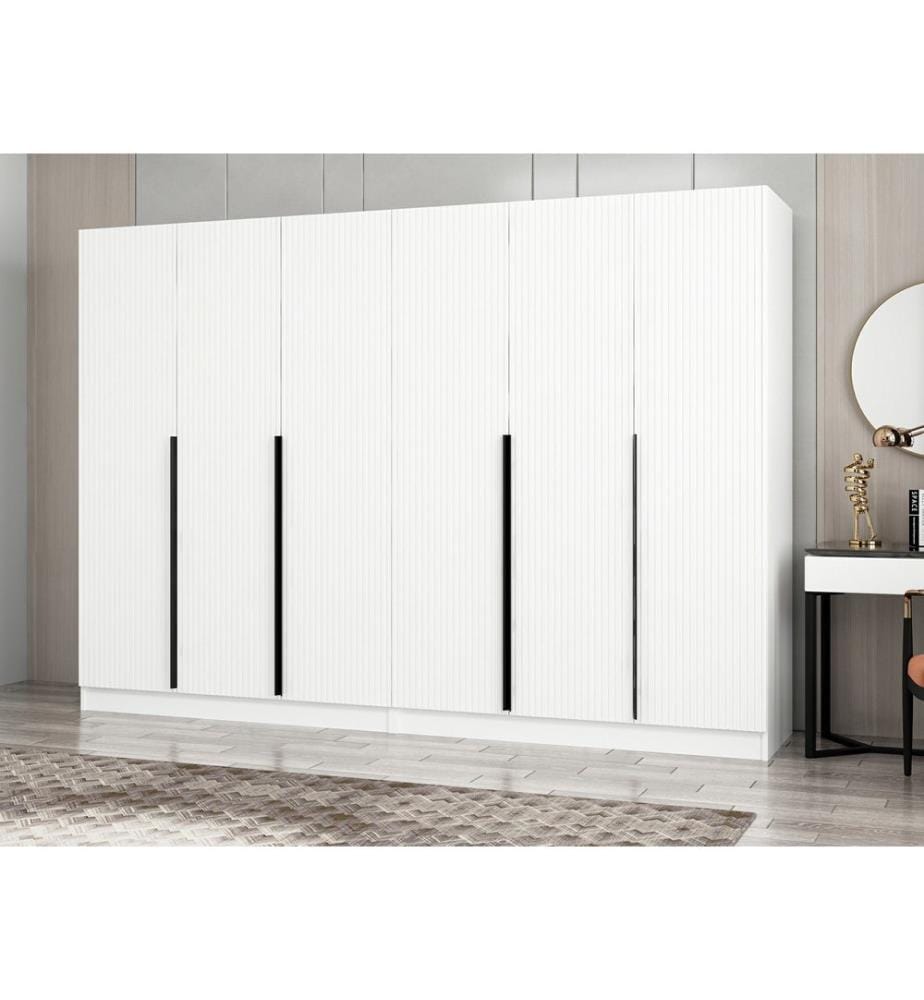 Armoire, blanc, panneau de particules mélaminé