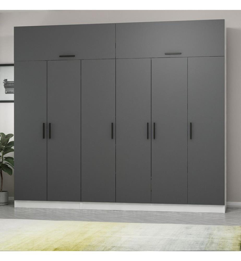 Armoire, anthracite, panneau de particules mélaminé