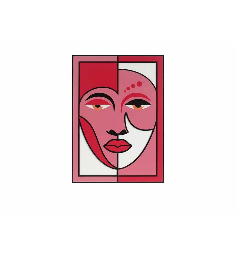 Oggetto decorativo, blu, rosso, 100% POLIESTERE