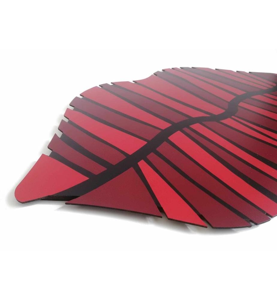 Oggetto decorativo, blu, rosso, 100% POLIESTERE