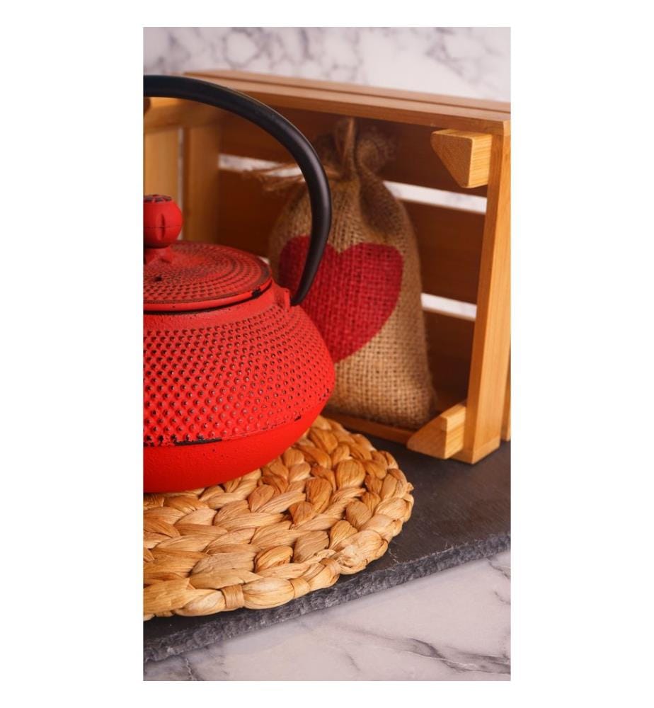 Trivet, Walnut, 100% Jute