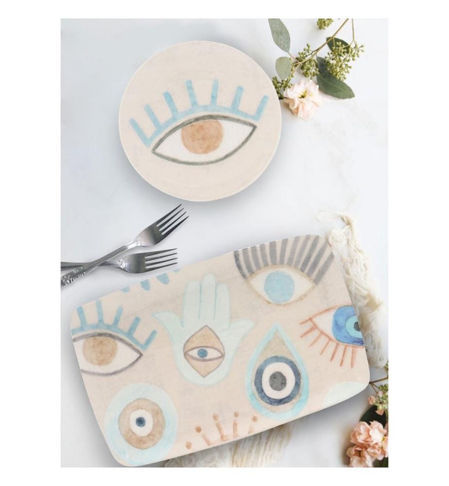 Platter, Blue, 100% CERAMIC
