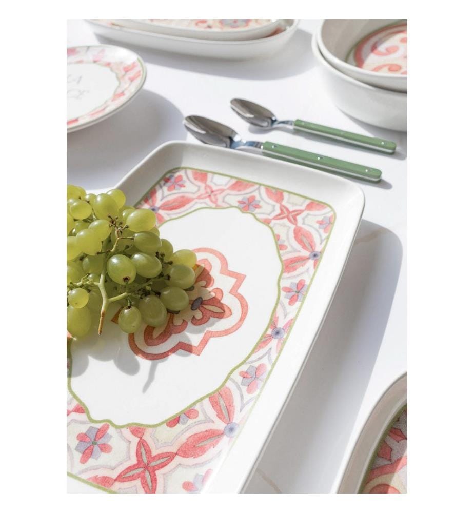 Platter, Pink, 100% CERAMIC