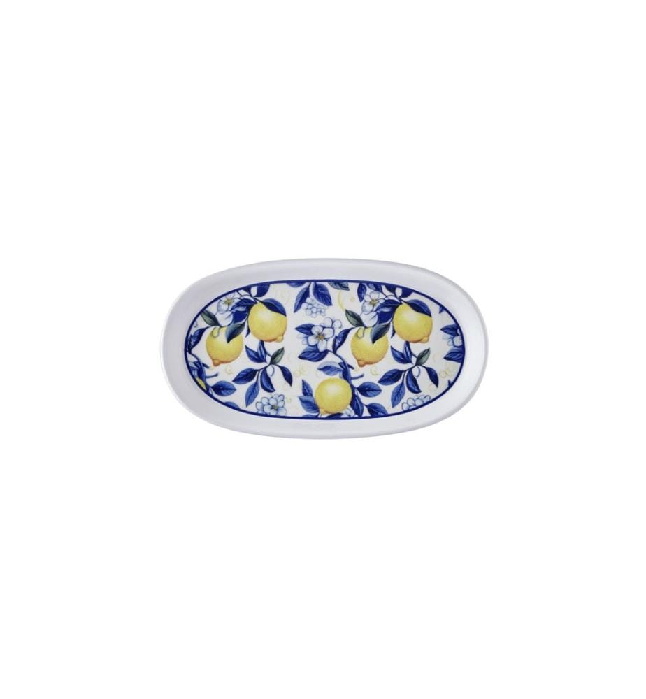 Platter Set, 2 Pieces, Yellow, 100% CERAMIC