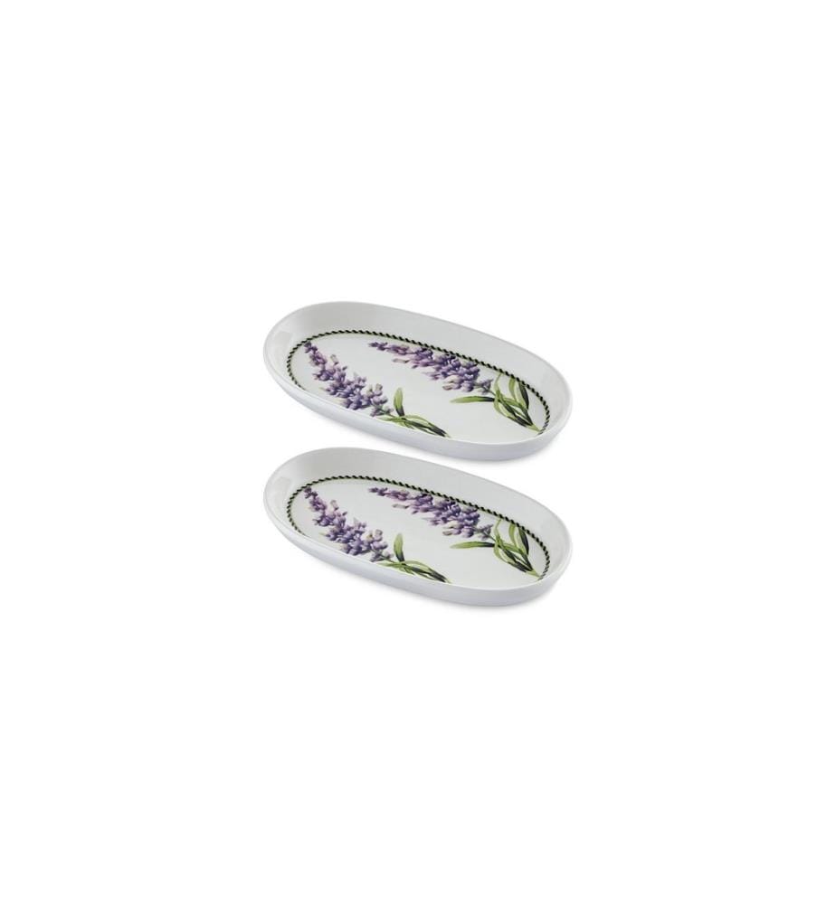Platter Set, 2 Pieces, Lilac, 100% CERAMIC
