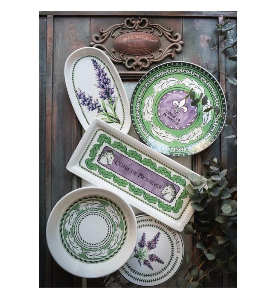 Platter Set, 2 Pieces, Lilac, 100% CERAMIC