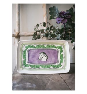 Platte, lila, 100 % KERAMIK