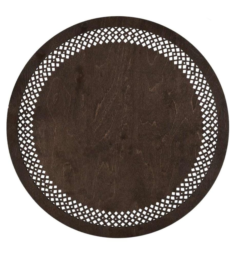 Table Mat Set, 4 Pieces, Wenge, 100% Wooden, Handmade