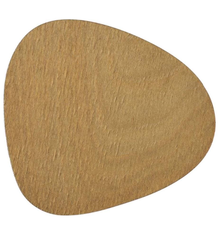 Table Mat Set, 6 Pieces, Honey, 100% Wooden, Handmade